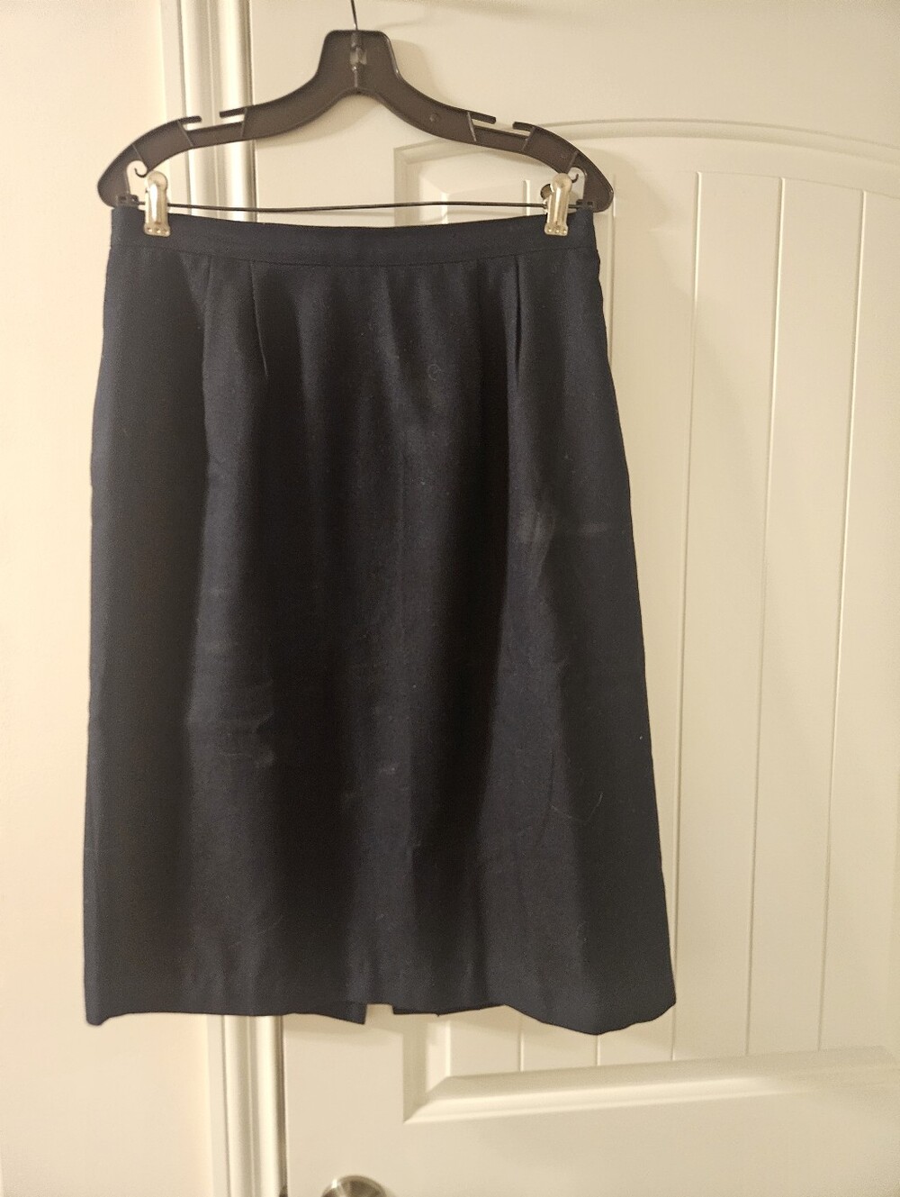 Worthington Classic Navy A-Line Women's Skirt Size 14